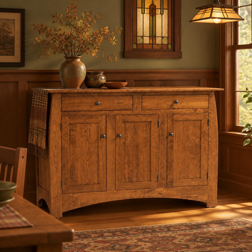 Bordeaux Sideboard lifestyle image in an Arts & Crafts dining room