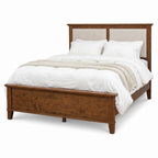 Bristol upholstered bed with a clean white background