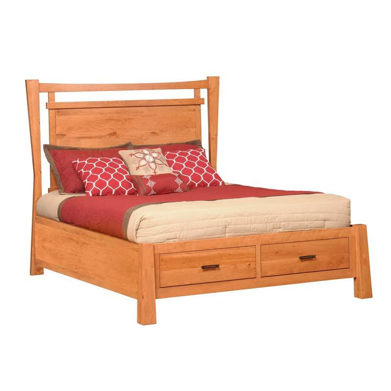 Catalina Panel Bed with Drawers
