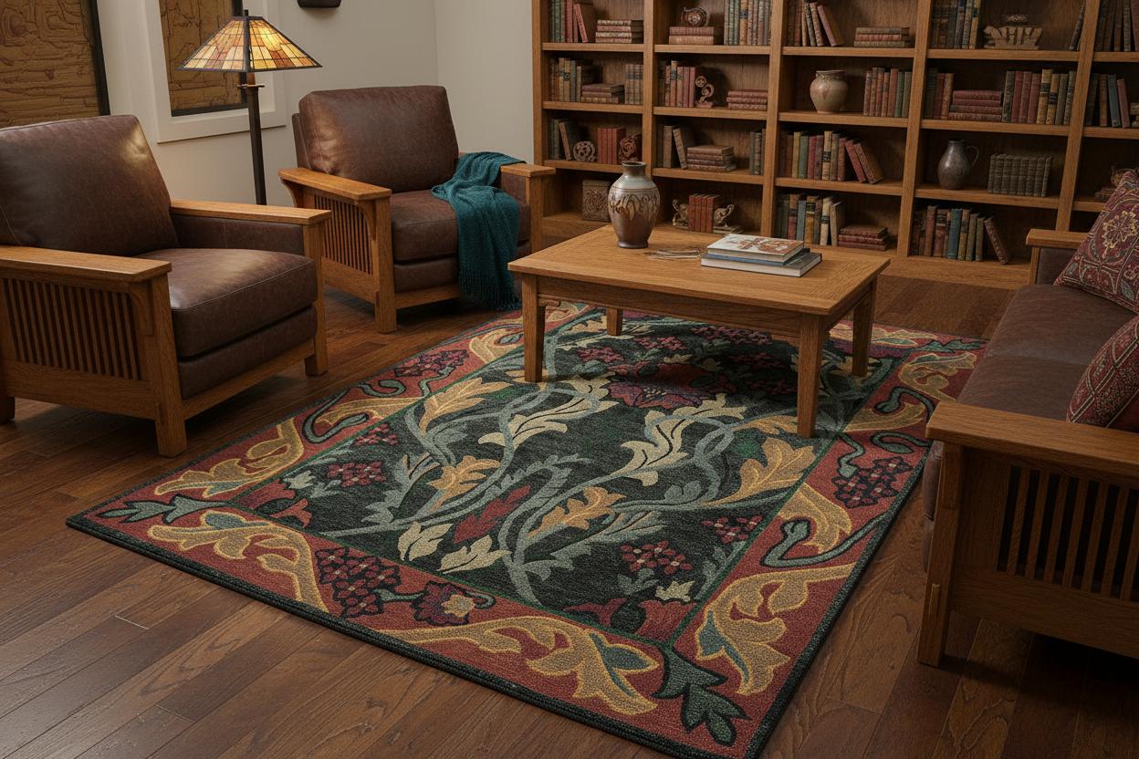 English Garden Stickley Rug – Lifestyle