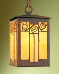Lantern Pendant Rose Design by James Mattson