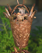 Hummingbird Copper Rain Chain