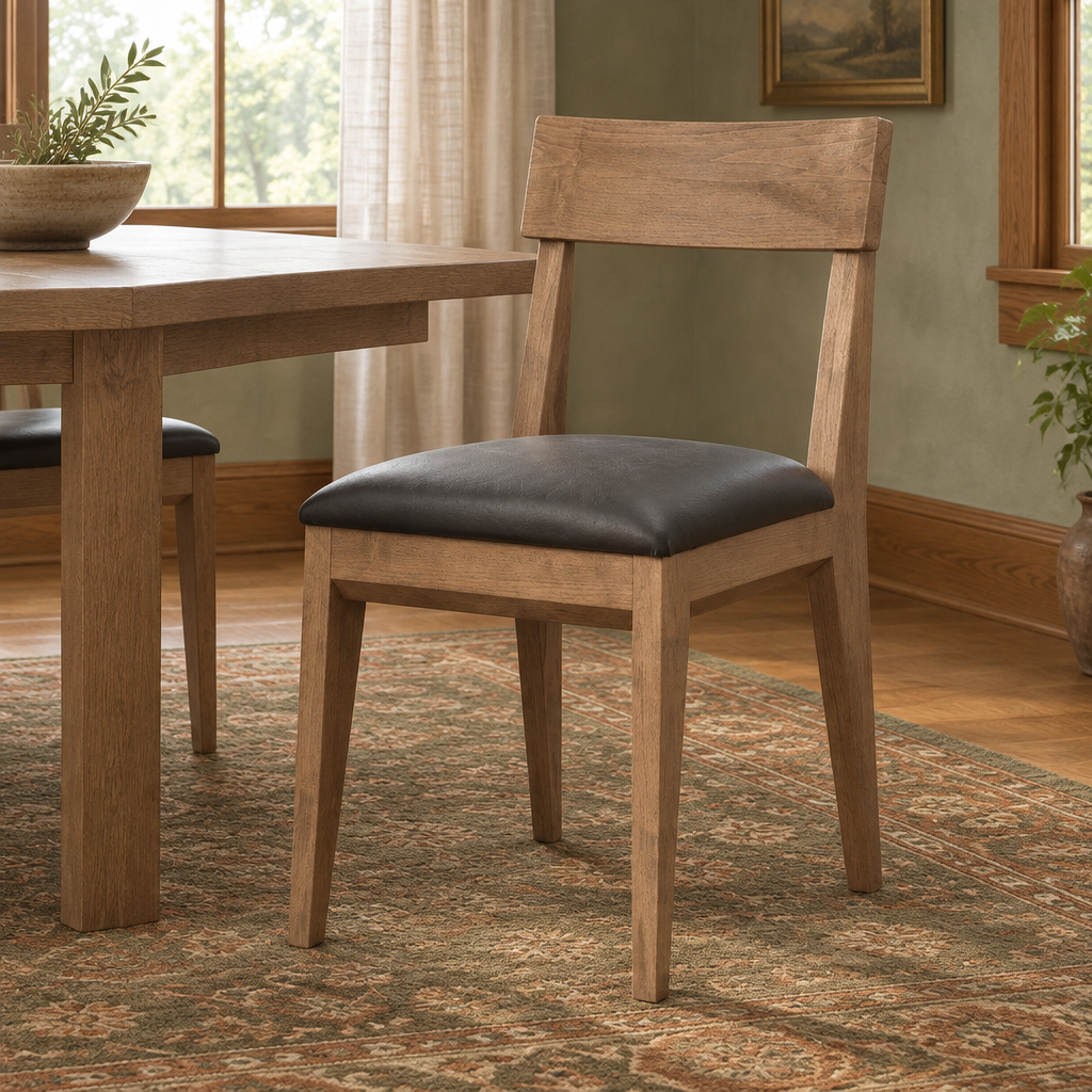Jamie Side Chair in a warm Craftsman dining nook