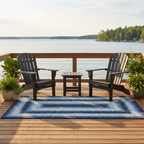 Juniper Blue Braided Rug Lifestyle