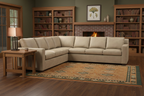 Keene Sectional Stonewash Arts and Crafts Living Room Lifestyle v2