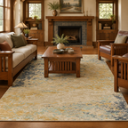 Lifestyle image of the Surya Biscayne rug