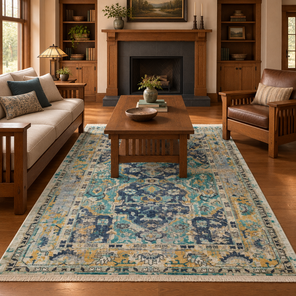 Lifestyle image of the Surya Festival rug