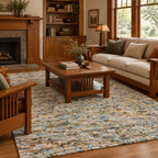Lifestyle image of the Surya Seda rug