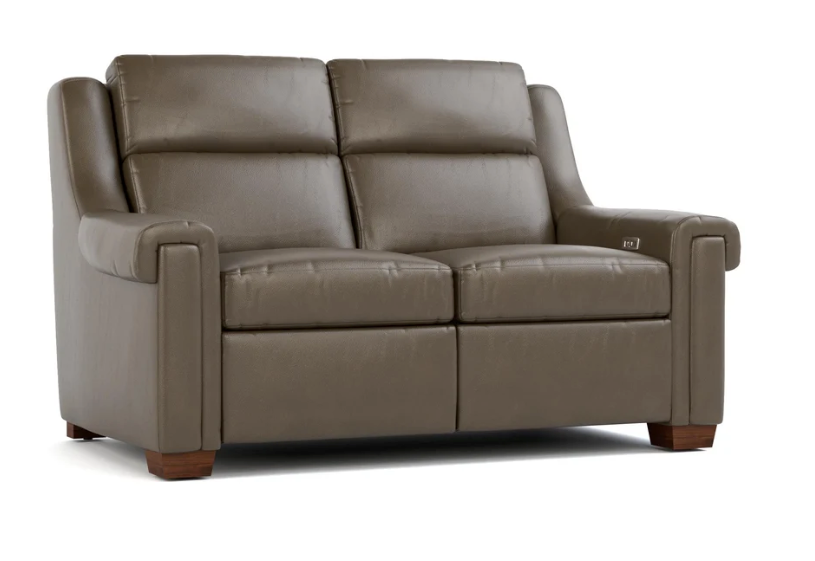 loveseat in gray