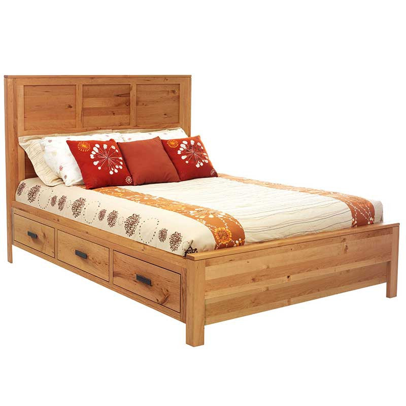 Lynnwood Platform Bed w/ Drawer Units Raised 6'’