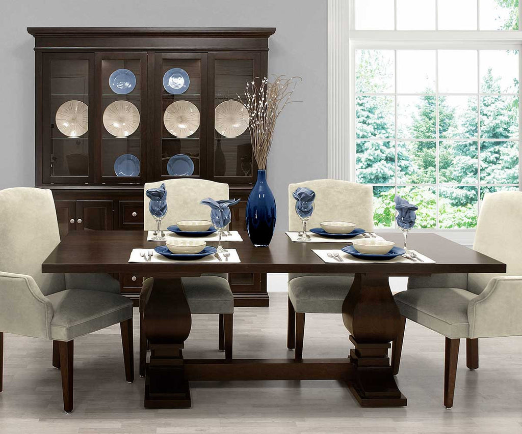 Madison Double Base Table with Leaves 23015-CD