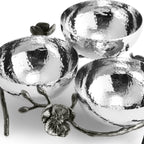 Black Orchid Triple Nut Dish by Michael Aram