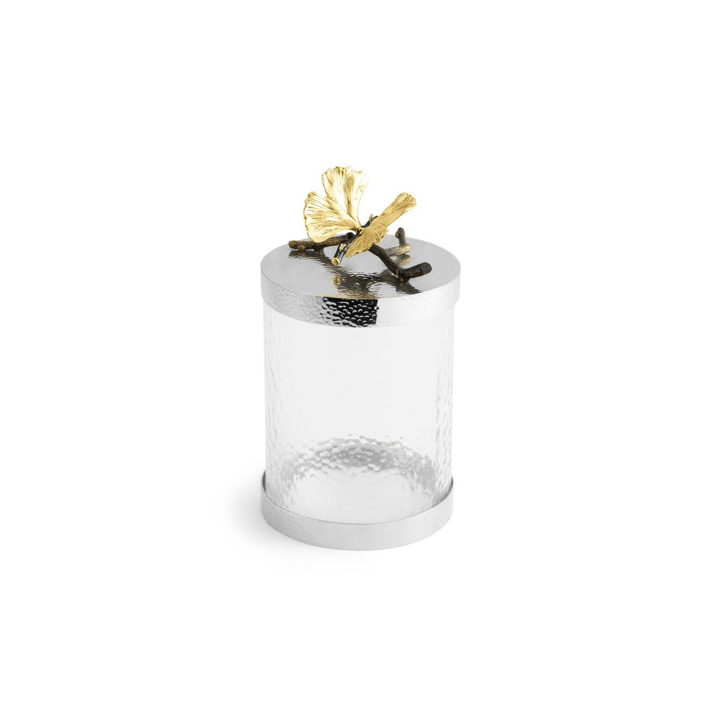 Butterfly Ginkgo Canister Small by Michael Aram