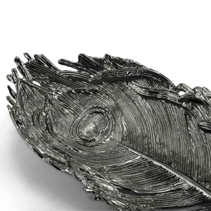 Plume Tray Nickleplate by Michael Aram