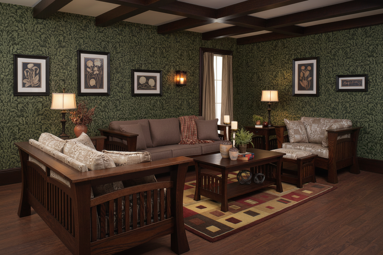 Mission Gateway Set - William Morris Arts & Crafts Lifestyle