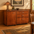 Montrose Credenza in a Craftsman home office