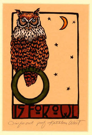 O is for Owl Print
