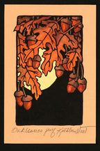 Oak Leaves Print