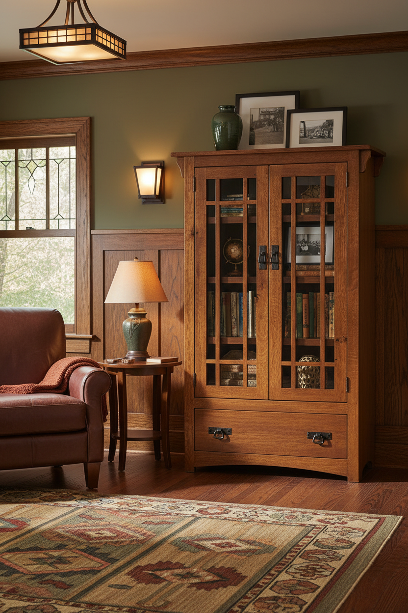 Old Mission Bookcase Lifestyle