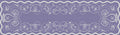 Decorative border with floral and swirl patterns on a purple background