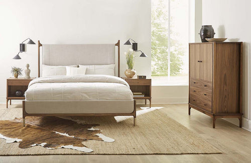 Walnut Grove Upholstered Bed by Stickley