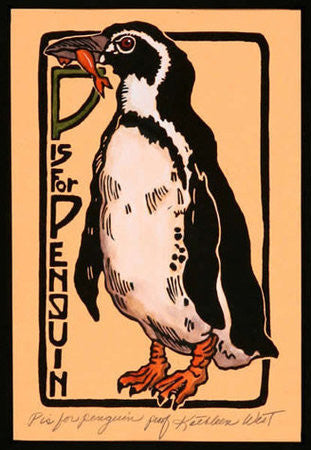P is for Penquin Print