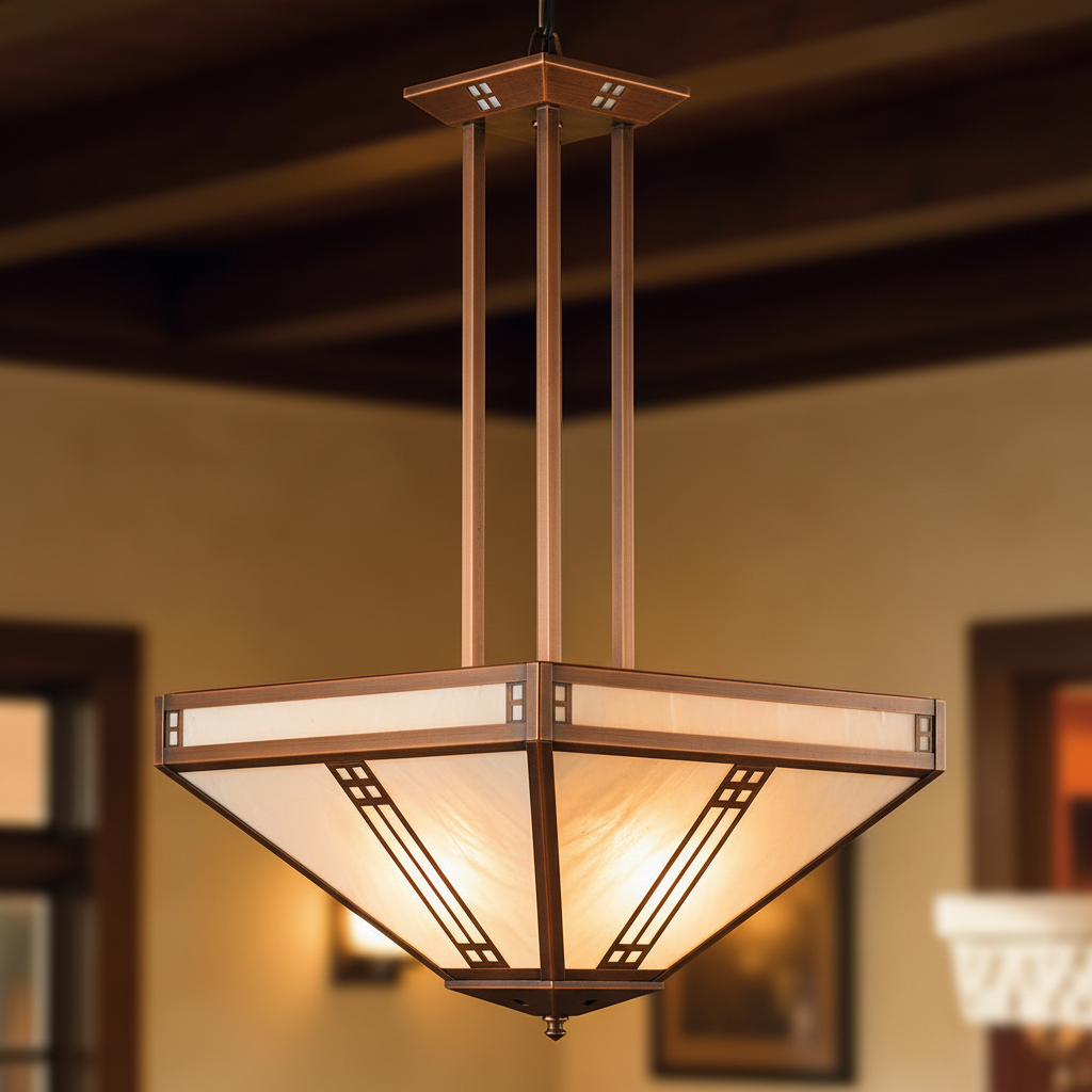 Prairie Inverted Chandelier PCH-18 Lifestyle Close-Up