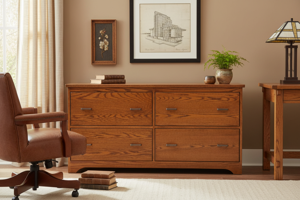Prairie Mission Lateral File Cabinet Lifestyle