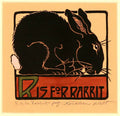 R is for Rabbit Print