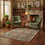 Rambling Rose Sage Reading Room Lifestyle