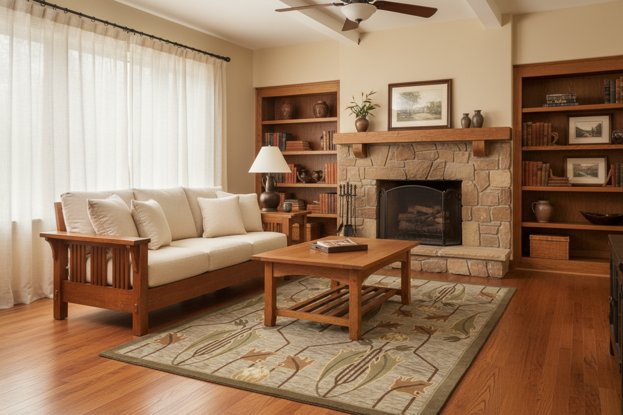 Rennie Tulip Sage Rug Lifestyle
