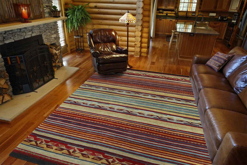 Chimayo Garnet Pendleton Rug