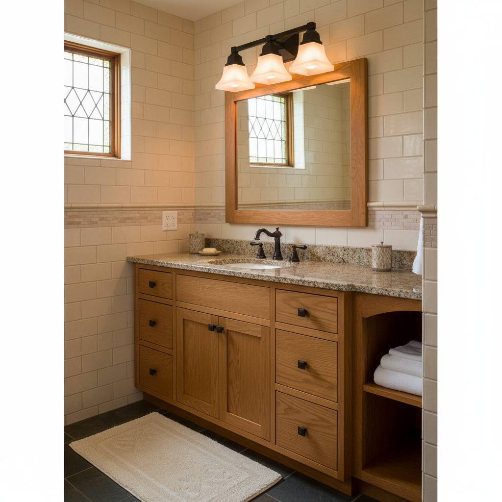 Ruskin 3-Light Vanity Bar Lifestyle Bathroom