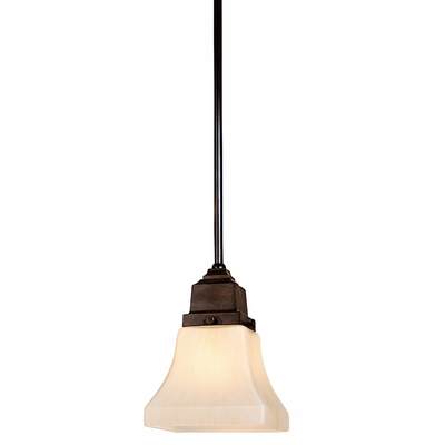 Ruskin RSH-1 Pendant with White Frosted Shade