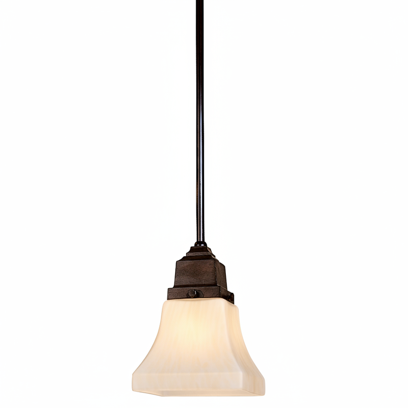 Ruskin RSH-1 Pendant with White Frosted Shade