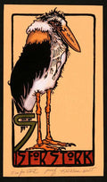 S is for Stork Print