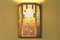 Rectangular  Grid Sconce by James Mattson
