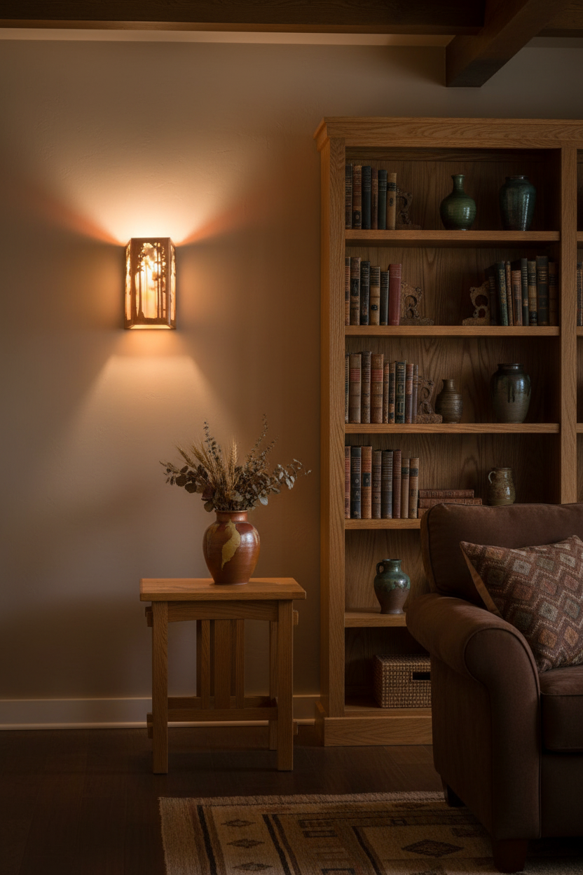 Shadow Landscape Sconce - Arts & Crafts Lifestyle