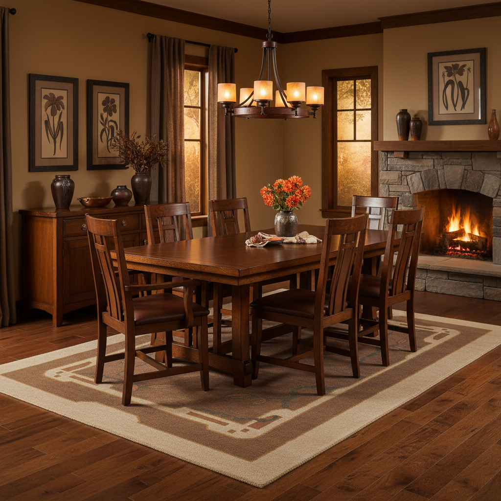 Sierra Madre Cocoa Dining Room Lifestyle
