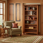 Square Arts and Crafts lifestyle image featuring the Artesa bookcase