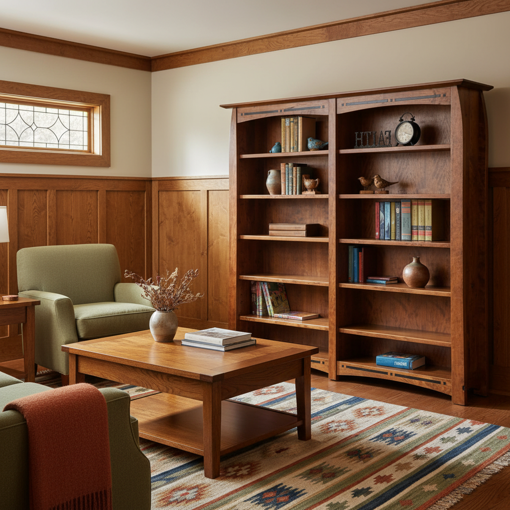 Square Arts and Crafts lifestyle image featuring the furniture piece