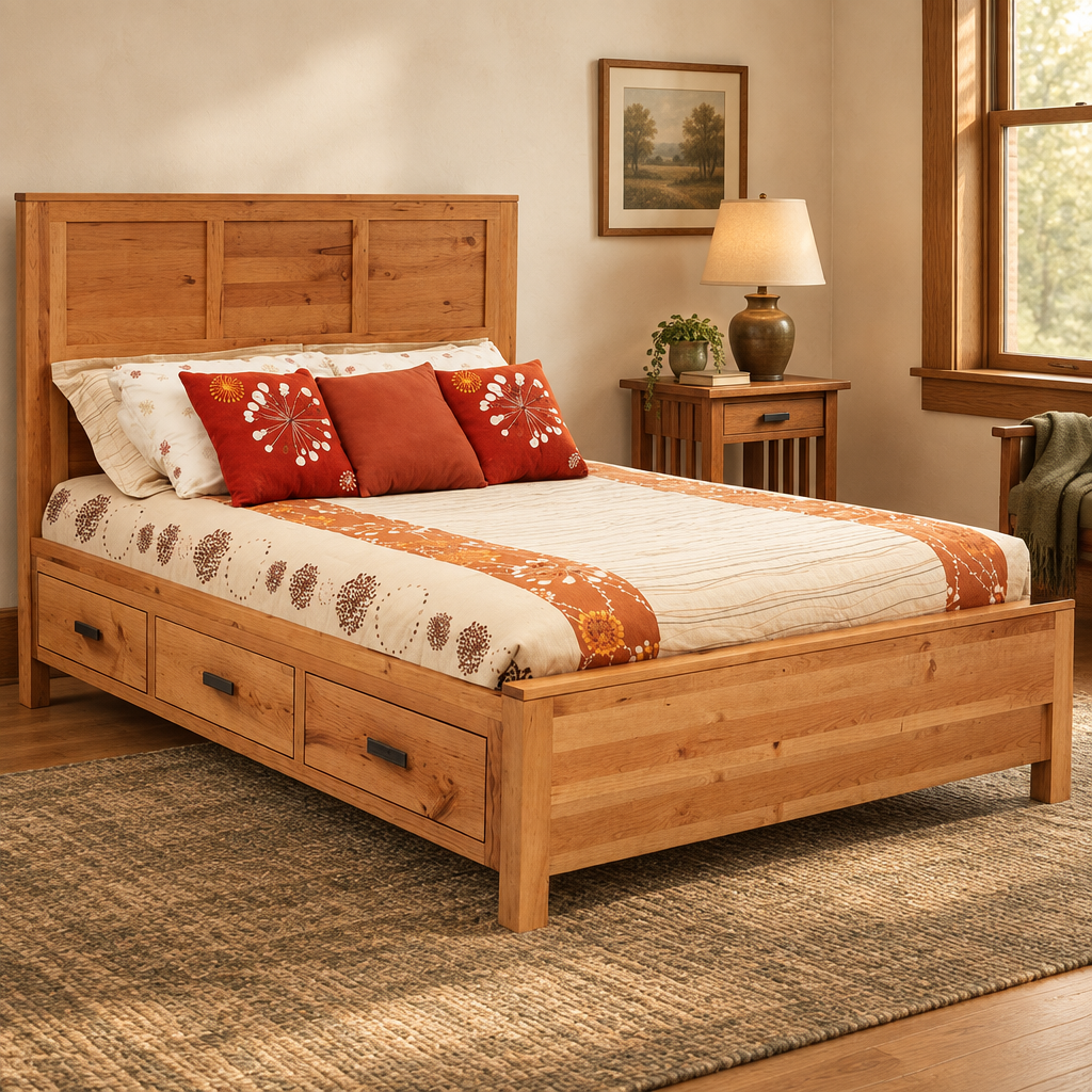 Square Craftsman bedroom lifestyle image