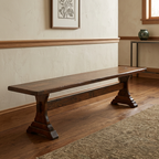 Square Craftsman entryway lifestyle image featuring the bench