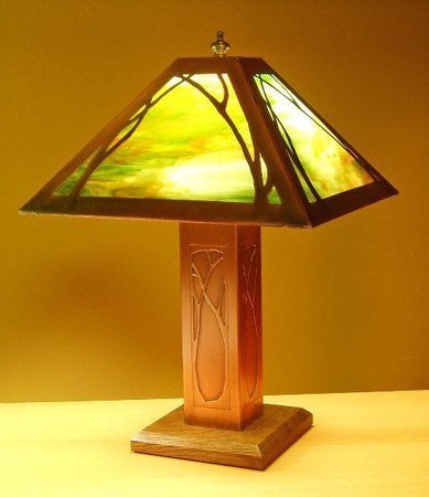 Art Nouveau Table Lamp by James Mattson