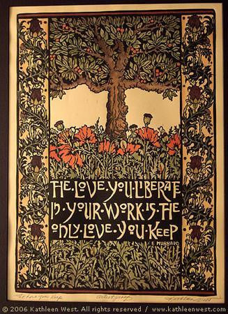 The Love You Keep Print