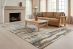 Tide Pool Rug - Coastal Arts & Crafts Living Room