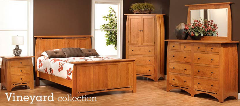 Vineyard Panel Bed with Raised Drawer Unit