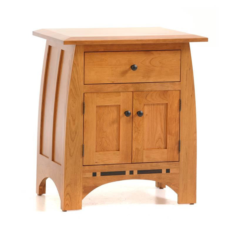 Vineyard 1-drawer 2-door Nightstand