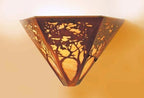 Triangular Sconce - Tree Design by James Mattson
