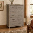 Williamsport chest of drawers in a warm Craftsman bedroom